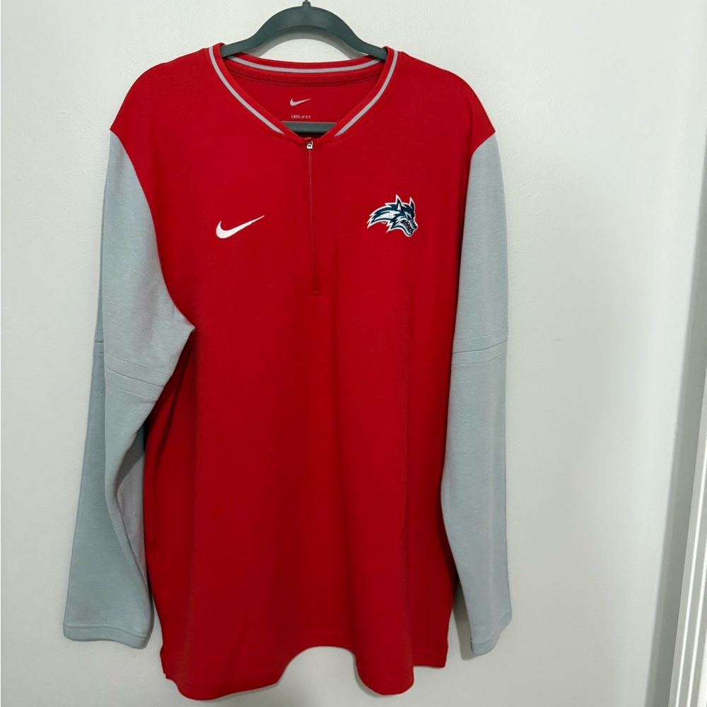 Nike Red Dri-FIT Pullover